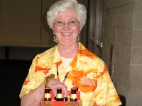 Paula gets beer for her efforts